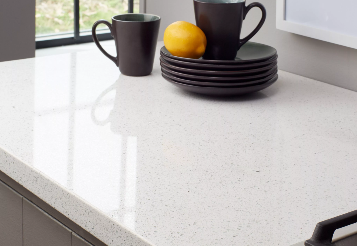 3CM Iced White - Quartz