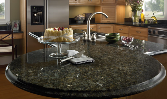 3CM Verde Butterfly - Granite