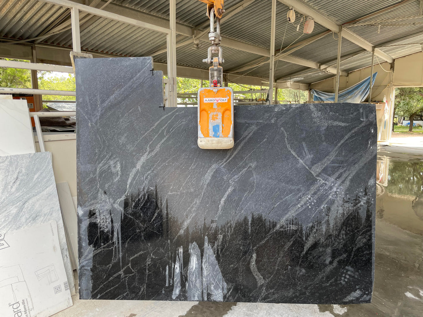 3cm Black Mist (Honed) - Granite