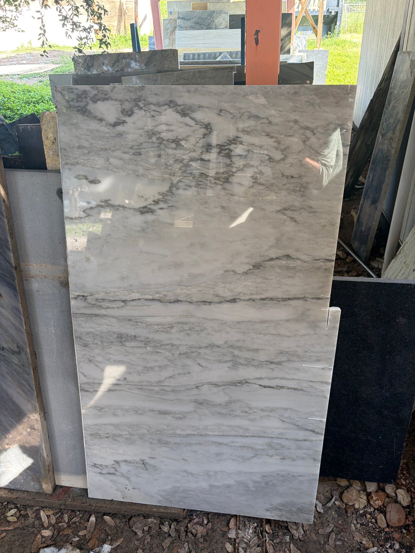 3CM White Pearl - Quartzite (50.5" x 26")
